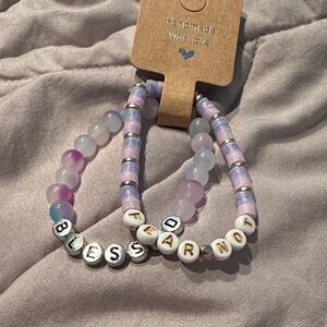 Handmade Beaded Faith Bracelet Set